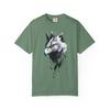 Majestic Eagle Head T-Shirt | Watercolor Ink Splash Graphic