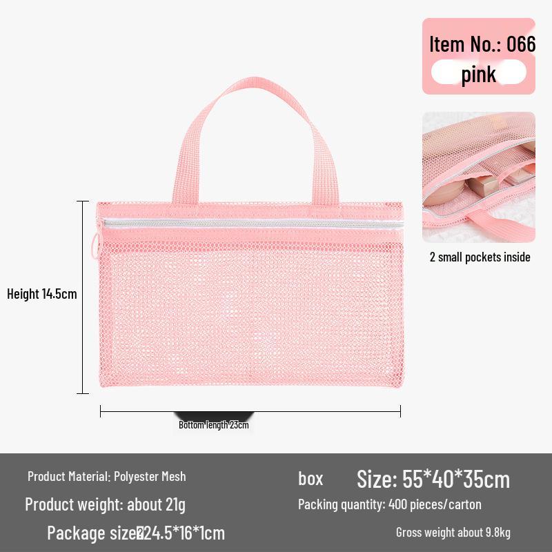 Портативная сетчатая сумка с несколькими карманами для плавания, полиэстеровый ручной пляжный органайзер
