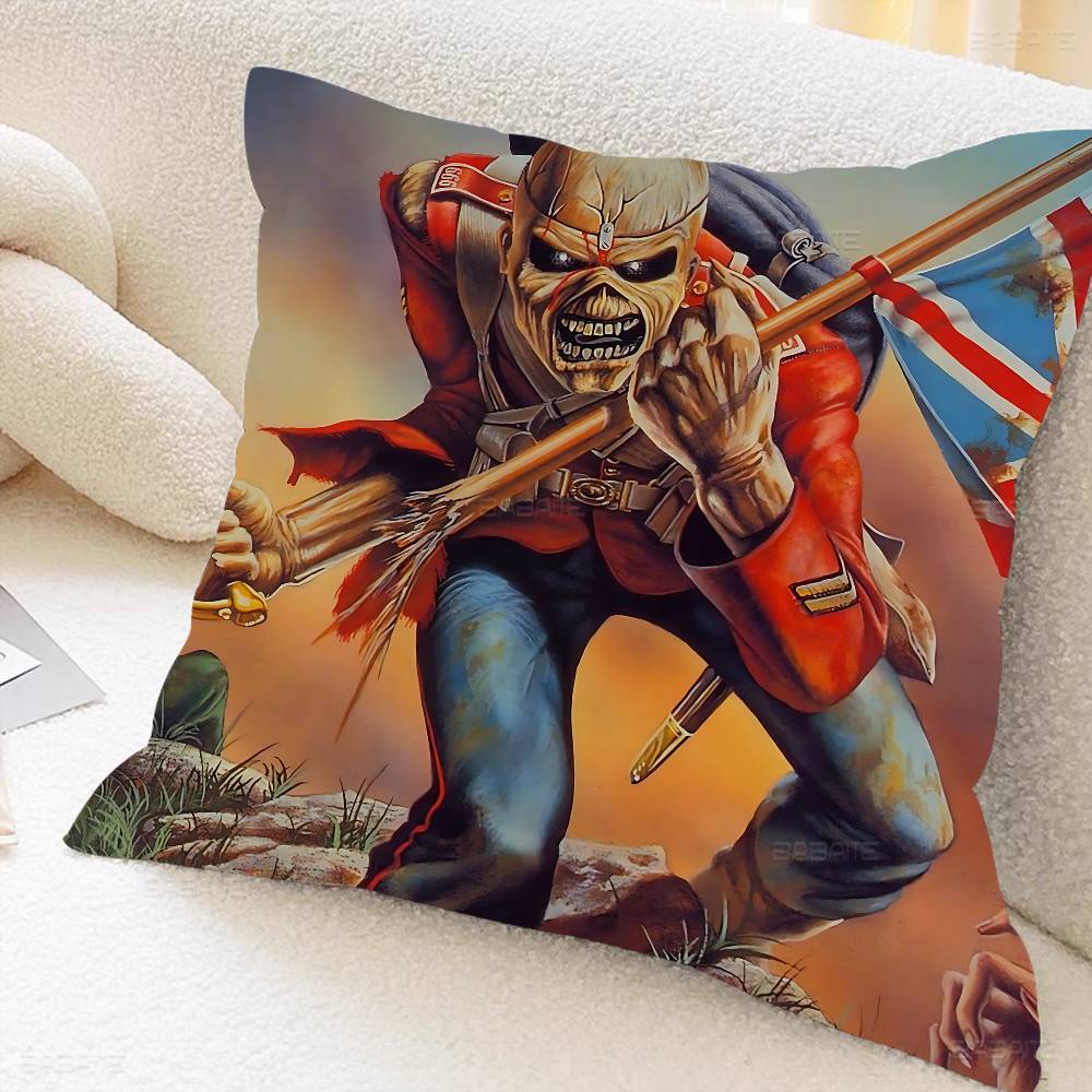 Крутая Подушка-Подушка Чехол Наволочка Iron Maiden Гостиная Диван Домашний Декор На Заказ
