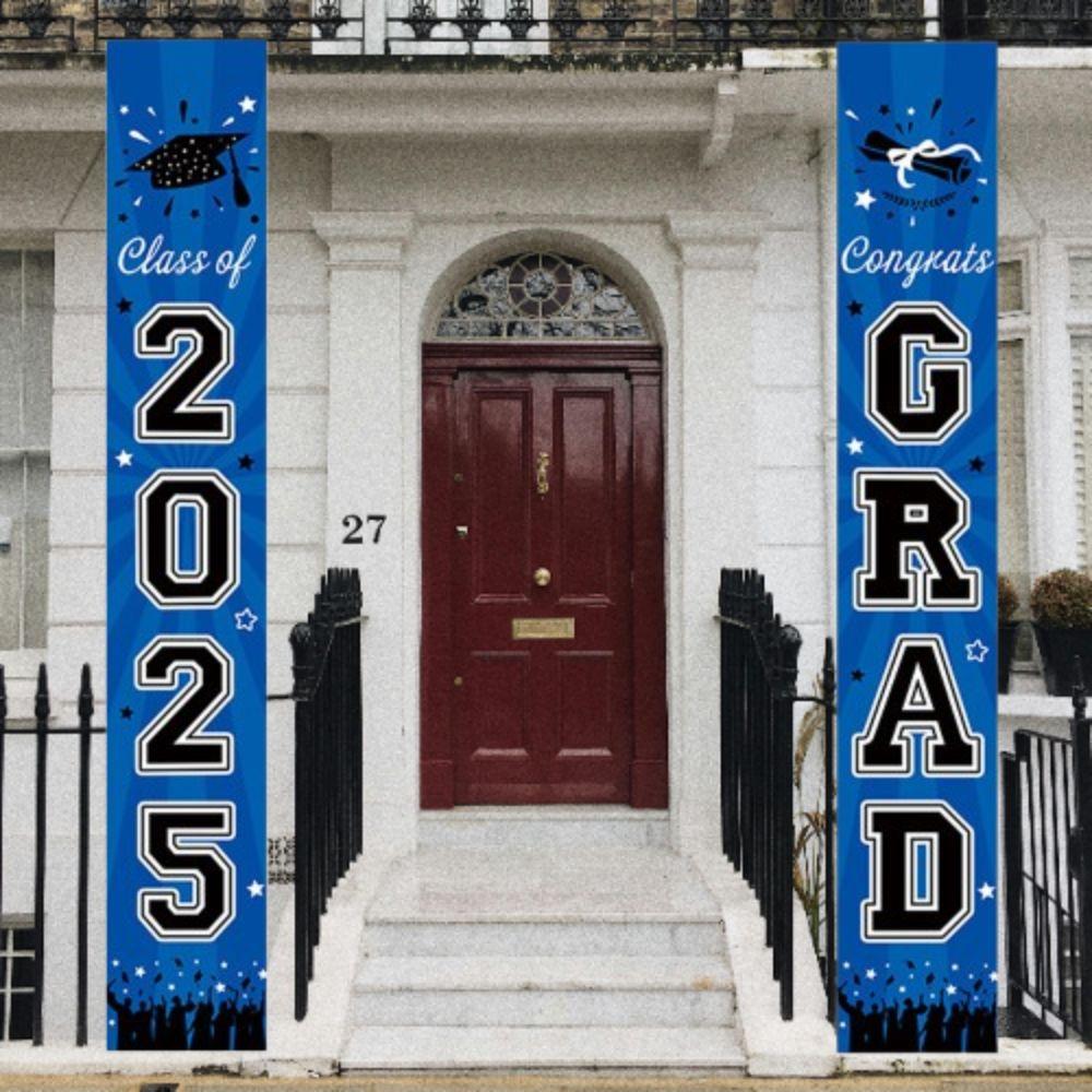 Congrats Grad Graduation Photography Backdrop Graduates Theme Background  School Party Decor