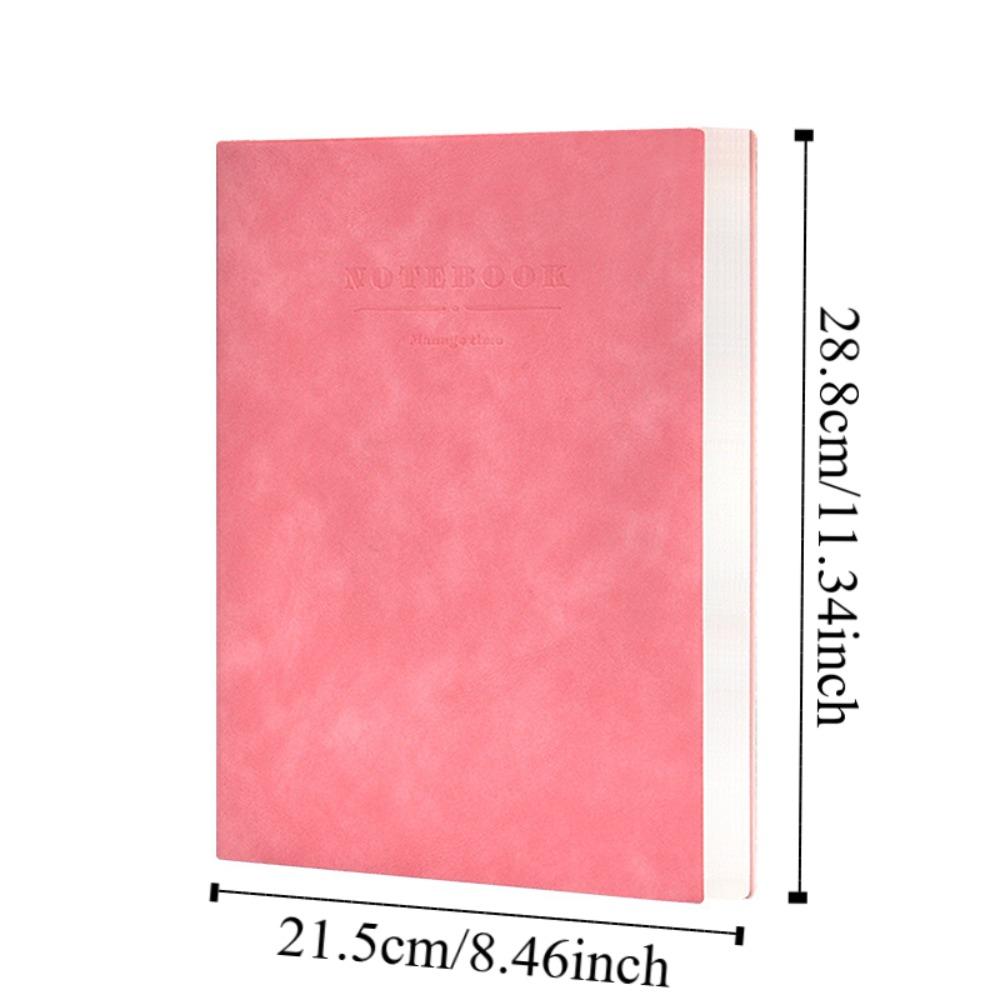 Кожаный блокнот формата А4 с мягкой обложкой, блокнот для записи встреч, простой ежедневник, школа