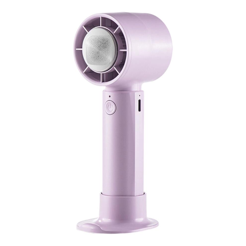 Portable Outdoor Handheld Fan 3 Speed Mini Cooling USB-Purple