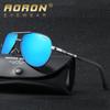 aoron Men Women Fashion Polarized Sunglasses Classic Pilot Driving Sun Glasses Metal Frame Eyewear