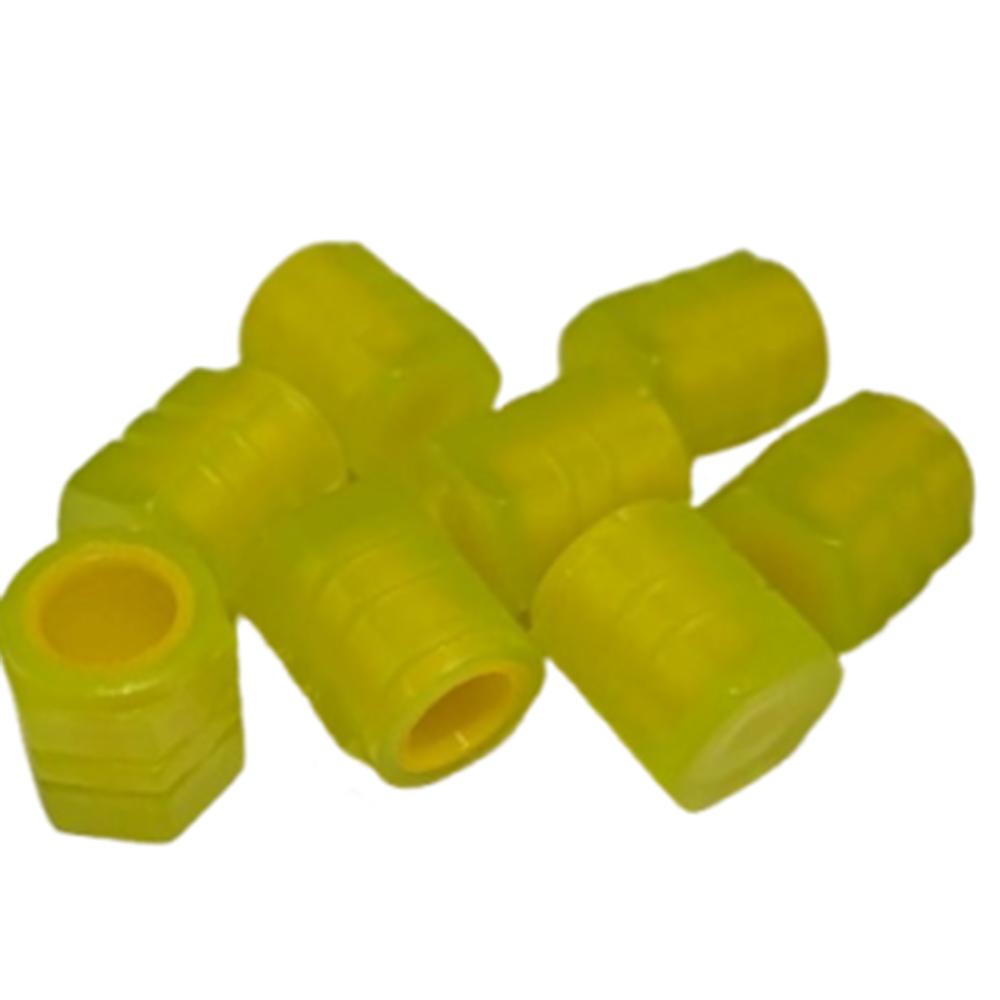 8Pcs Night Glowing Glowing Tire Valve Caps Super Bright Light Valve Core Cover Motorcycle Wheel
