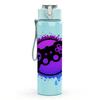 1PC Purple Game Controller Logo 750ml Color Plastic Sports Water Bottle Leakproof Flip Straw Lid Suitable for Sports Office Home Use
