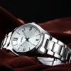 Casio Стандартная серия Классические Минималистичные Круглые Часы Ретро Деловая Мода Кварцевый Механизм Ремешок из Нержавеющей Стали Мужские часы Серебристые MTP-V005D-7B5