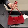 High-Grade Sense Retro Women Underarm Bag Spring New PU Leather Lady Commuter Shoulder Bags Solid Small Handbags
