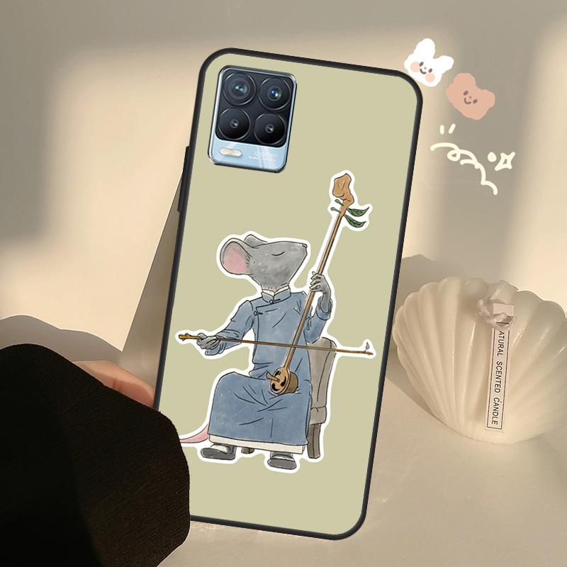 Милая мышь-лягушка-аксолотль Wizard для Realme 8 9 Pro Plus GT Neo 2 GT Master 9i 8i, чехол для телефона OnePlus 9 10 Pro 9R Nord2