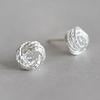 S925 Sterling Silver Wire Circle Earrings - Women's Korean Fashion Jewelry