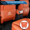 MMLU4 Car Seat Anti-Kick Pad Seatback Storage Protector Cover Accessories For Lexus UX250h RX450h CT200h RX400h NX300h RX350 RX300 GX4