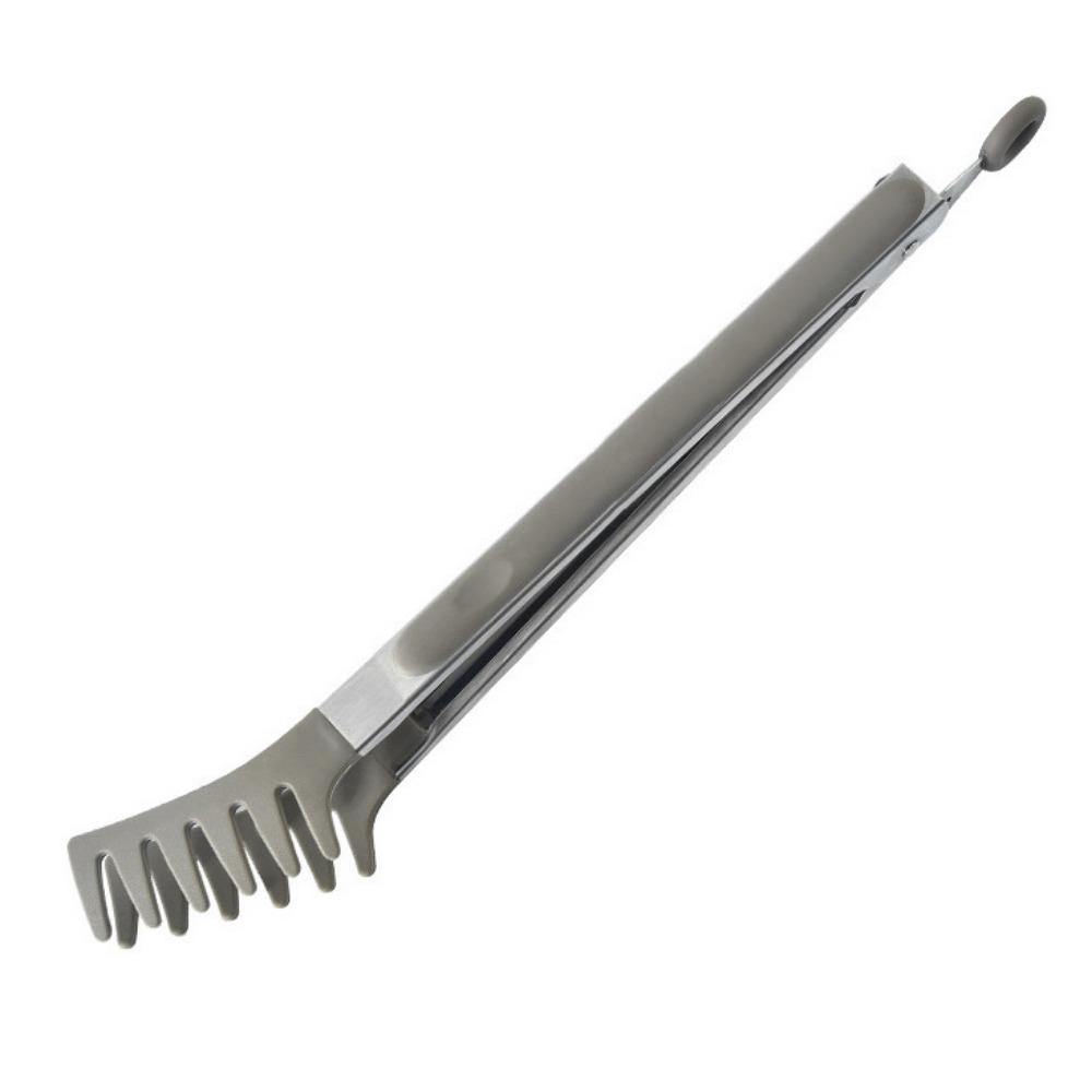 Steel Non-Stick Clamp Snack Bread Barbecue Kitchen Tool Cooking Utensils Spaghetti Clip Noodle Tong