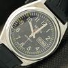 USED VINTAGE SEIKO 5 AUTOMATIC 7009A JAPAN MENS D/D BLACK WATCH 621e-a415916-2 SKU621e-a415916