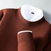 FAPAI Men's Cashmere & Silk Blend Round Neck Sweater