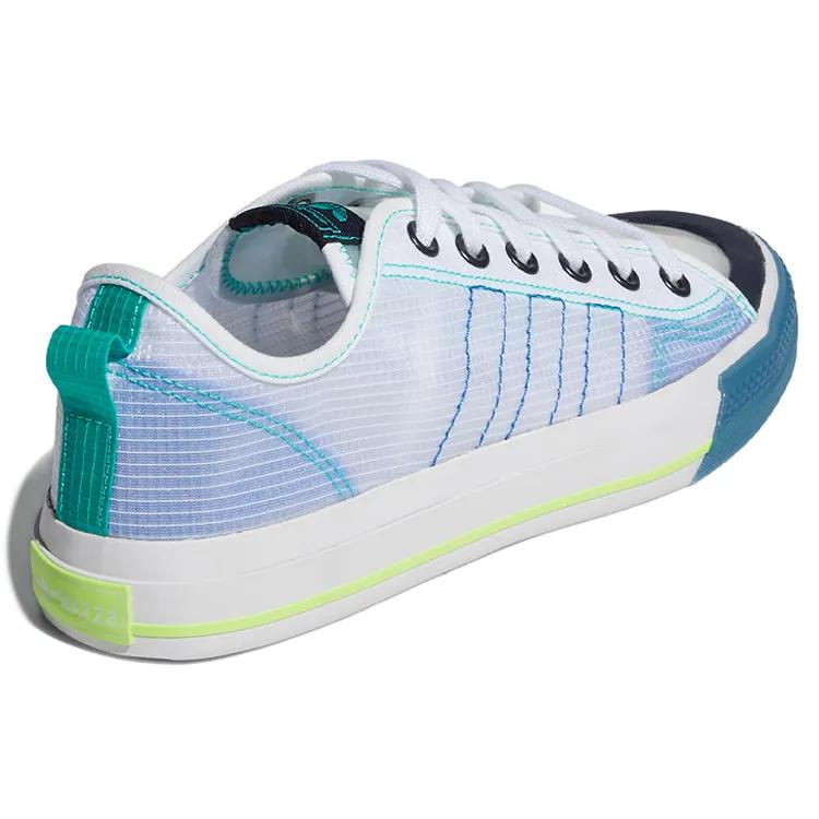 Adidas Nizza RF 'White Lush Blue' (Unisex) Cloud White / Lush Blue / Legend Ink Skate Shoes FY3091