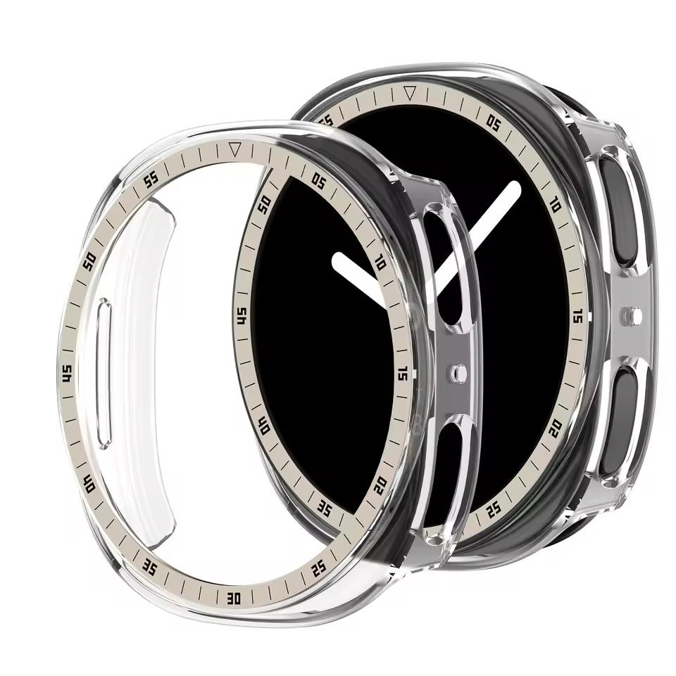 Полый ПК-чехол для Samsung Galaxy Watch 8 44 мм с шкалой Защитный чехол-бампер для Samsung Watch8 40 мм Кольцо-безель Чехол 2025