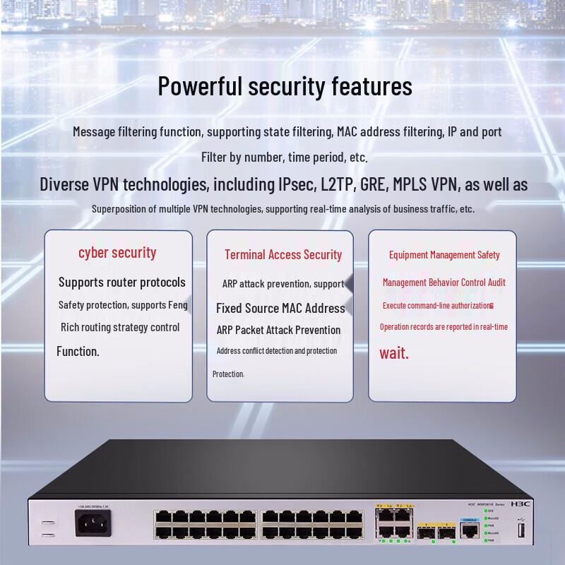 H3C MSR3600-28-XS Enterprise Router Switch (CN version)