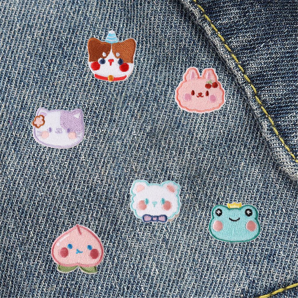 12Pieces Animal Theme Patch Nonsewing Strong Adhesive Repair Patches For Personalizing Caps And Shoe Bags All Ages Use