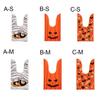 50Pcs Bat Pumpkin Rabbit Ear Halloween Decoration Cookie Bag Baking Packaging Halloween Candy Bags