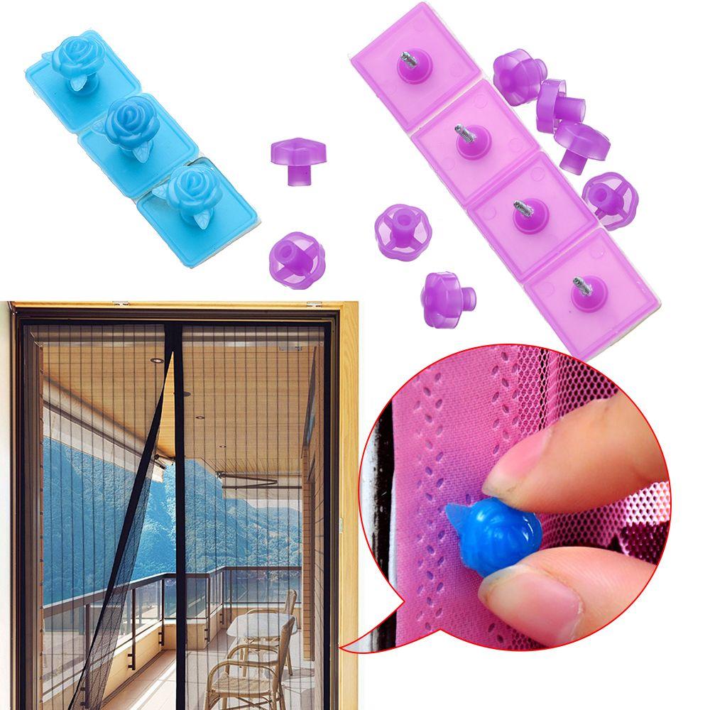 Convenient Fastener Window Curtain Fixed Tools Adhesive Screen Door Sticky Buckle Sticky Hook