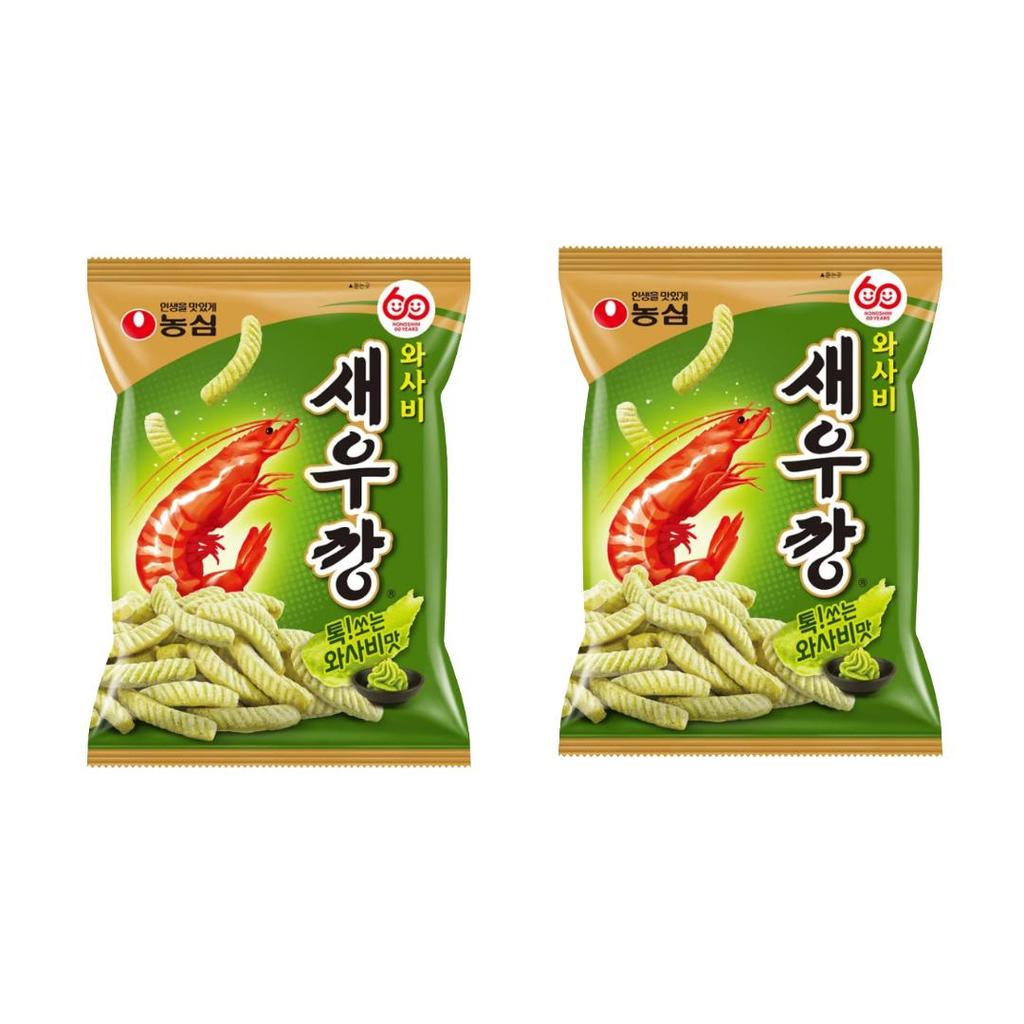 Nongshim Креветочный крекер Оригинальный 90 г / Креветочный крекер Васаби 70 г (2 варианта)