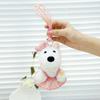 Terrier Highland West Dog Plush Keychain Toy Bag Pendant Decoration Kids Gifts