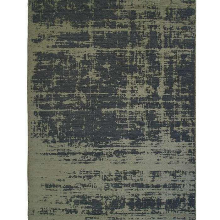 Tapis abstrait moderne vert kaki 160x230