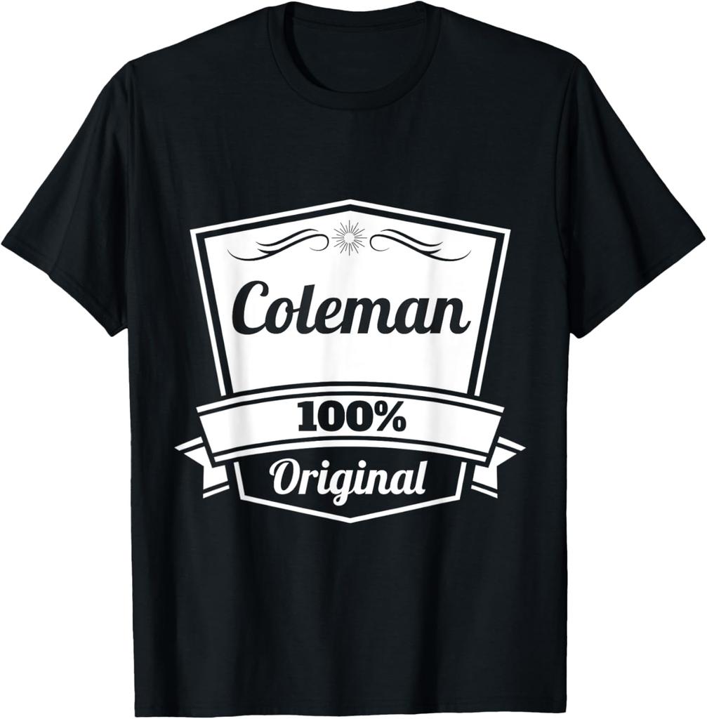 Coleman Gift Shirt / Coleman Personalized Name Birthday Tee
