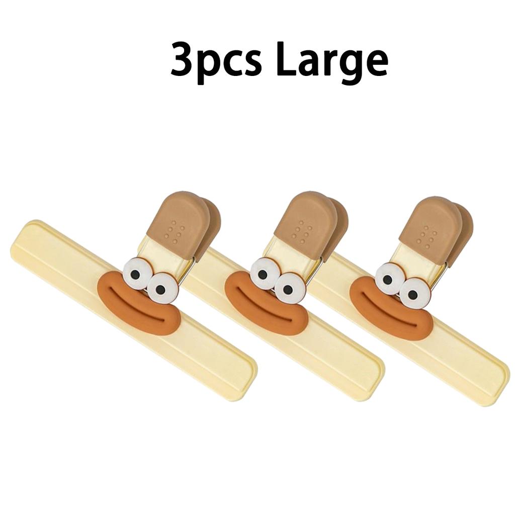 1-12 шт. Креативная клипса для запечатывания снеков, Клипса для сохранения продуктов и защиты от влаги, Многофункциональная офисная клипса с длинным хвостом