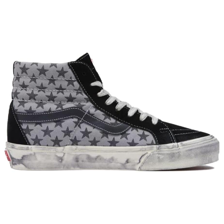 Vans Черные, серо-белые кроссовки унисекс Vault OG Sk8-Hi Reissue LX Bianca Chandon VN0A4BVH82Q