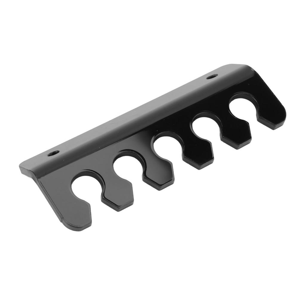 4pcs 5 Slots Cord Holder Clip Black Cord Organizer Holder Desk Cable Clip Desk Organization