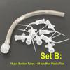 Dental Suction Tube Suction Pipe Drying Set for Accurate Suction Finalize with Washing Endo Irrigation Needle Tip Material