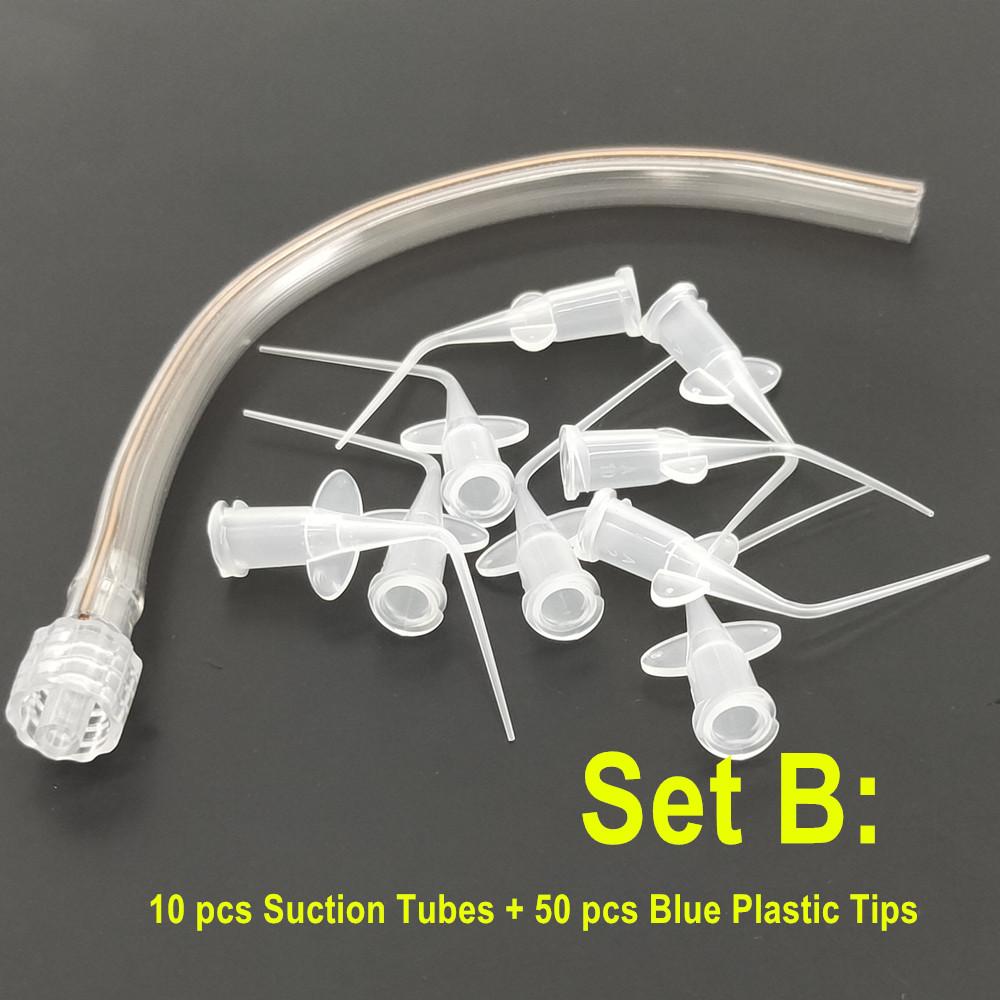Dental Suction Tube Suction Pipe Drying Set for Accurate Suction Finalize with Washing Endo Irrigation Needle Tip Material