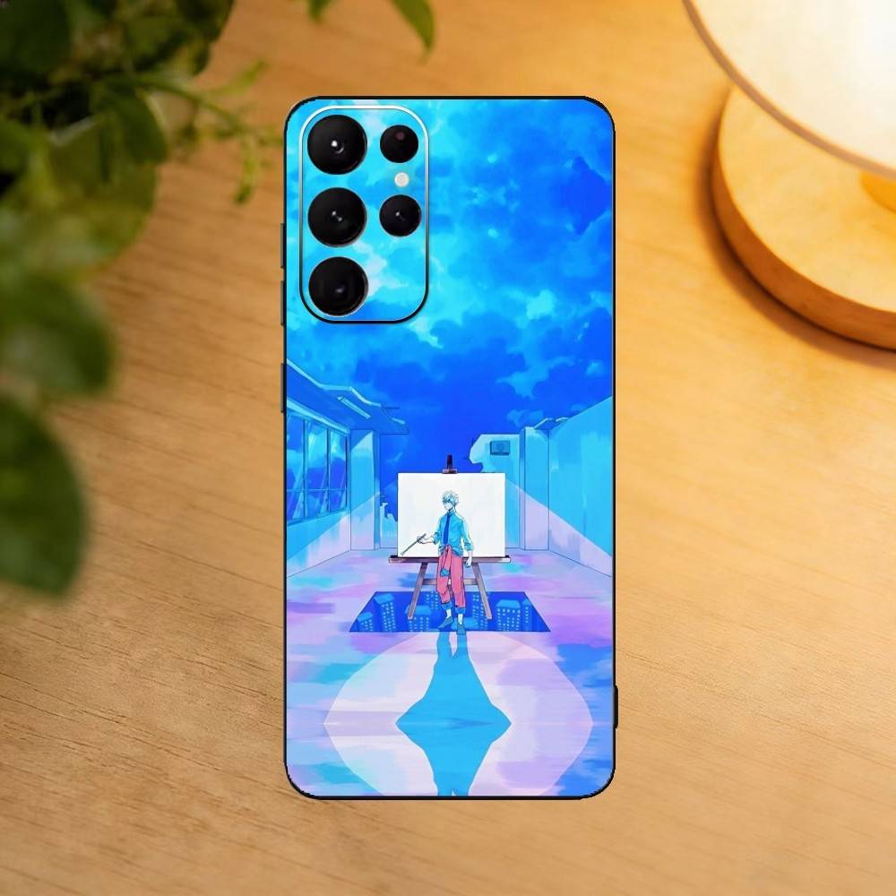 Blue Period Yatora phone Case For Samsung S25,24,21,22,23,30,Ultra,20,Plus,Fe,Lite,Note Soft Black Cover