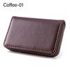 & Woman With Magnetic Buckle PU Leather Business Card Holder Card Pocket Card Case Name Card Holder