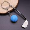 Golf Ball Key Chain Pendant: Add a Sporty Touch to Your Look! Perfect Gift for Golf Enthusiasts