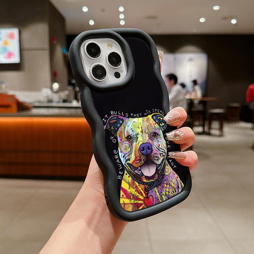 Ae76 Dog Color Doodle Design Art Защитные чехлы для телефонов для iPhone 14 13 Pro Max 11 12 15 Plus XR Infinix Hot 40i Smart8 Tecno Big Wave Задняя крышка из ТПУ