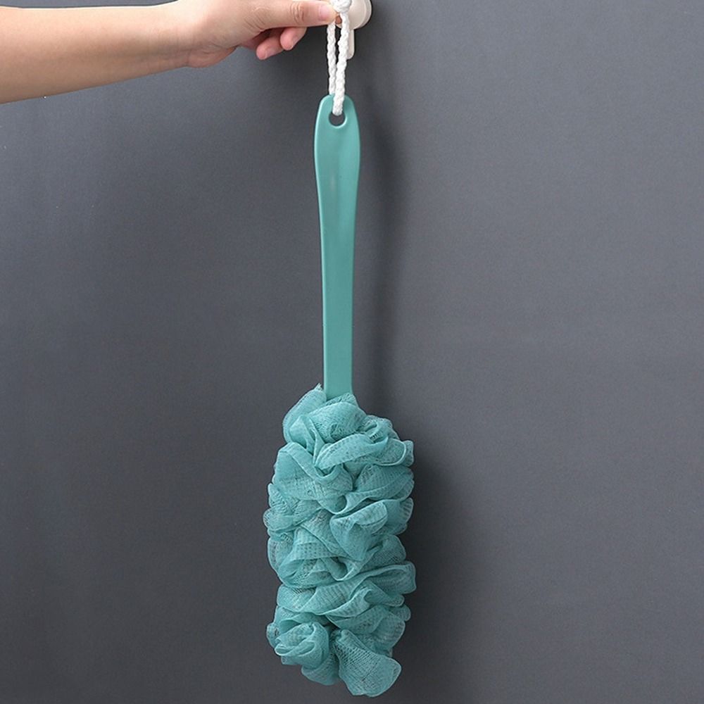 Hanging Long Handle Bath Brush Wipe Gauze Shower Brush New Body Wash Brush Shower
