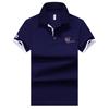 Мужская рубашка поло из хлопка с коротким рукавом, брендовые летние спортивные майки