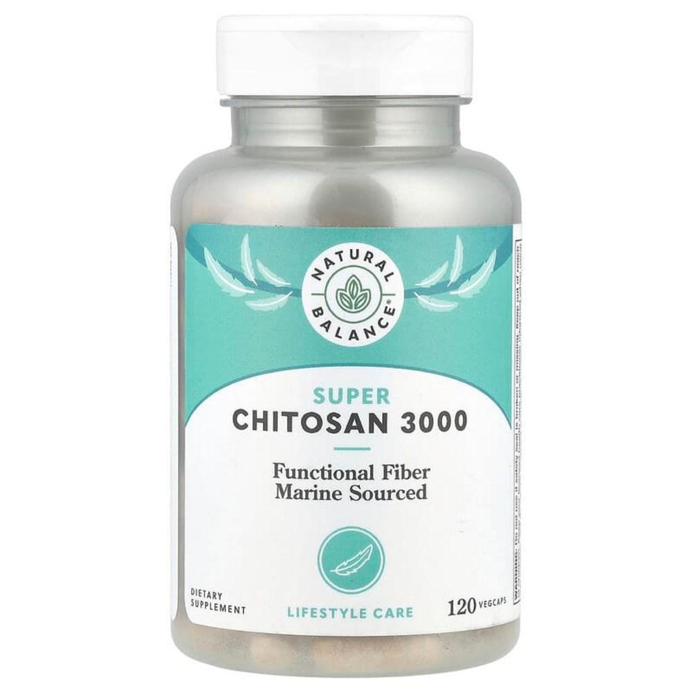 Natural Balance Super Chitosan 3000 3000мг Вегетарианские Капсулы 120 Таблеток 1 шт Ингредиенты: может быть изменено по | 120 таблеток 1 шт