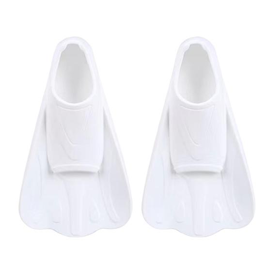 1 пара ласт для плавания Удобные Нескользящие Эргономичные Профессиональные Вспомогательные Тренировочные Силиконовые Короткие для плавания