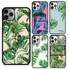 Мягкий чехол для телефона с пальмами и растениями для iPhone 14 XR X XS Max 5S 6S 7 8 Plus SE 2020 11 12 13 Pro Max, мини-чехол для телефона