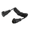 13Pin To 13Pin Adapter Cable Trailer Plug Extension Spring Cord for Car Caravan RV