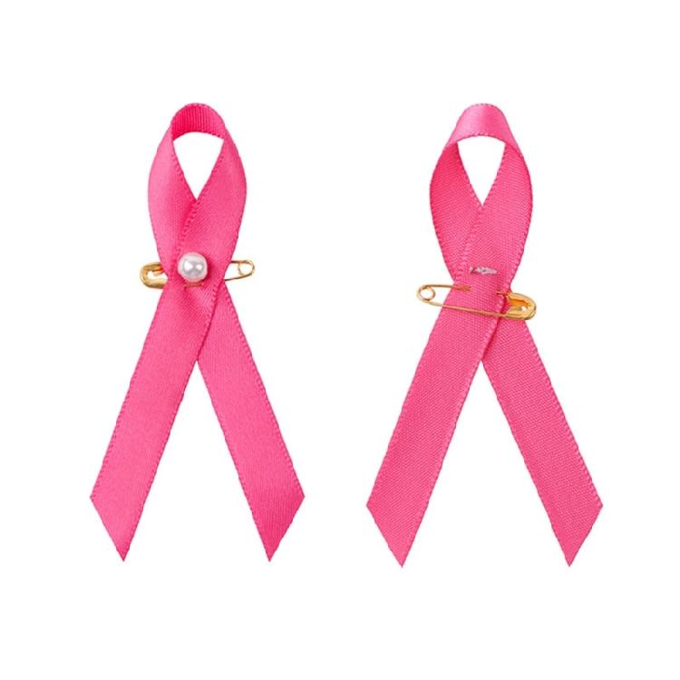 200 шт. Розовые ленты-булавки Булавки awareness о здоровье Брошь Нагрудная булавка Лента Бутоньерка