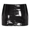 Womens Patent Leather Miniskirt