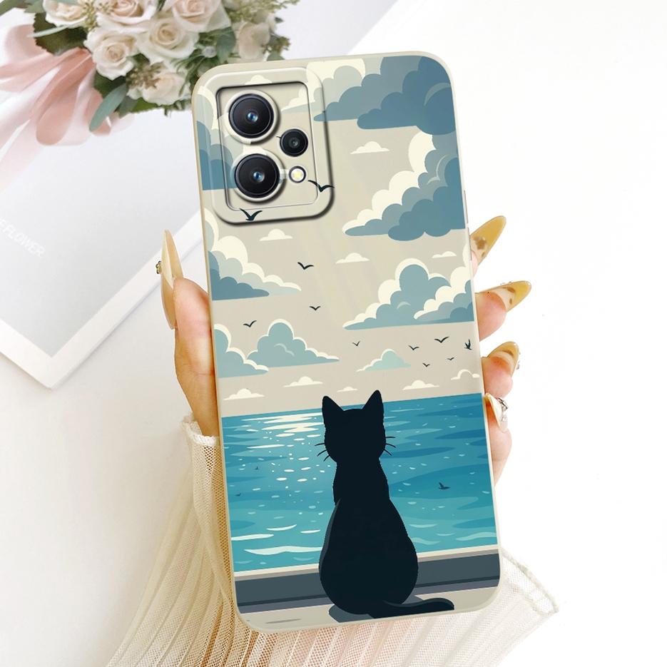 Чехол для Realme 9 Чехол для Realme9 Pro 5G Милый Модный Мультяшный Чехол Мягкий ТПУ Матовый Чехол для Телефона Для Realme 9 Pro Plus Realme9 Pro+ 5G Сумки