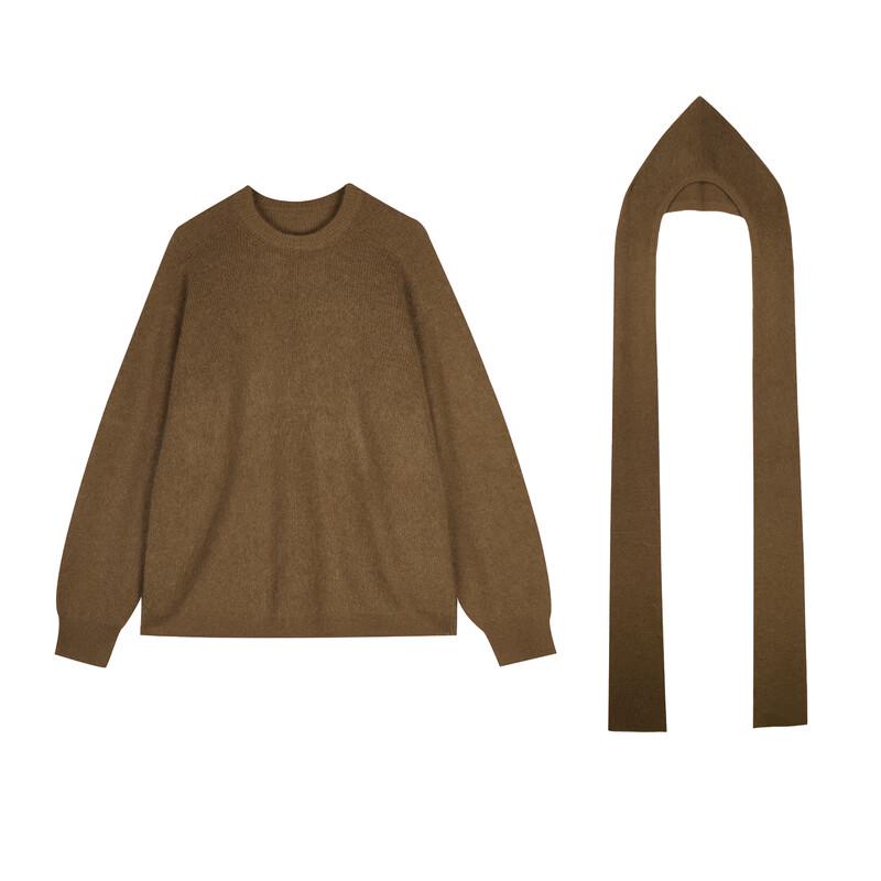 LESS 2023 Winter Mohair Blend Pullover Sweater