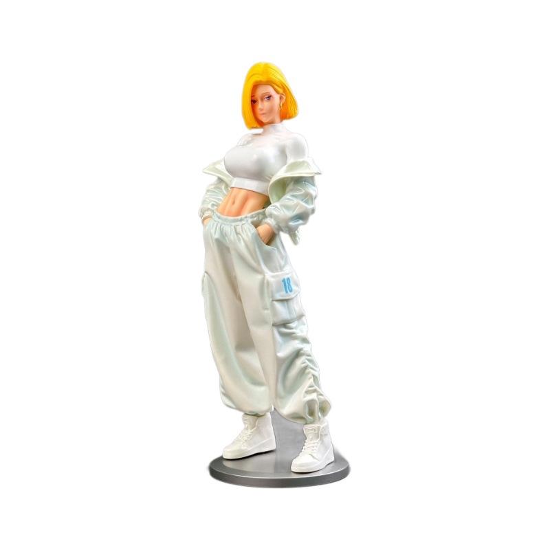 Dragon Ball Figure JT Cyborg No. 18 Standing Two-Dimensional Girl Anime Model Desktop Ornament Wholesale