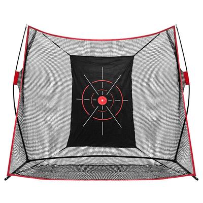Сетка для гольфа GolfStyle, складная, переносная, для улицы, для помещений, легко устанавливается, большая, широкая, переносная, ударная, тренировочная сетка для дома, сада, гаража x 2,4
