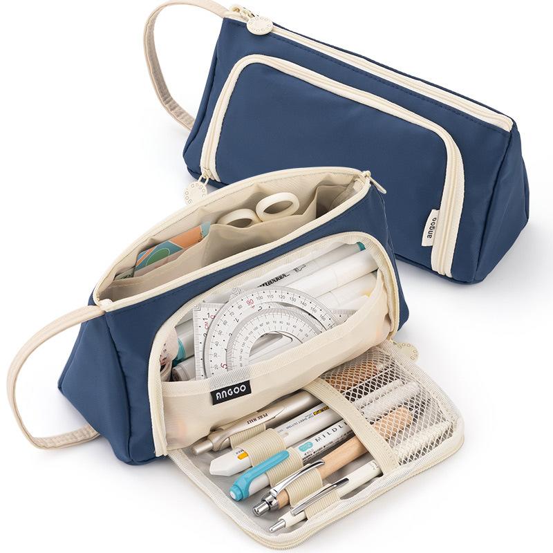 Пенал большой емкости Kawaii, школьный чехол для ручек, сумка для хранения карандашей, студенческие пеналы, большая коробка для ручек, сумка для канцелярских принадлежностей