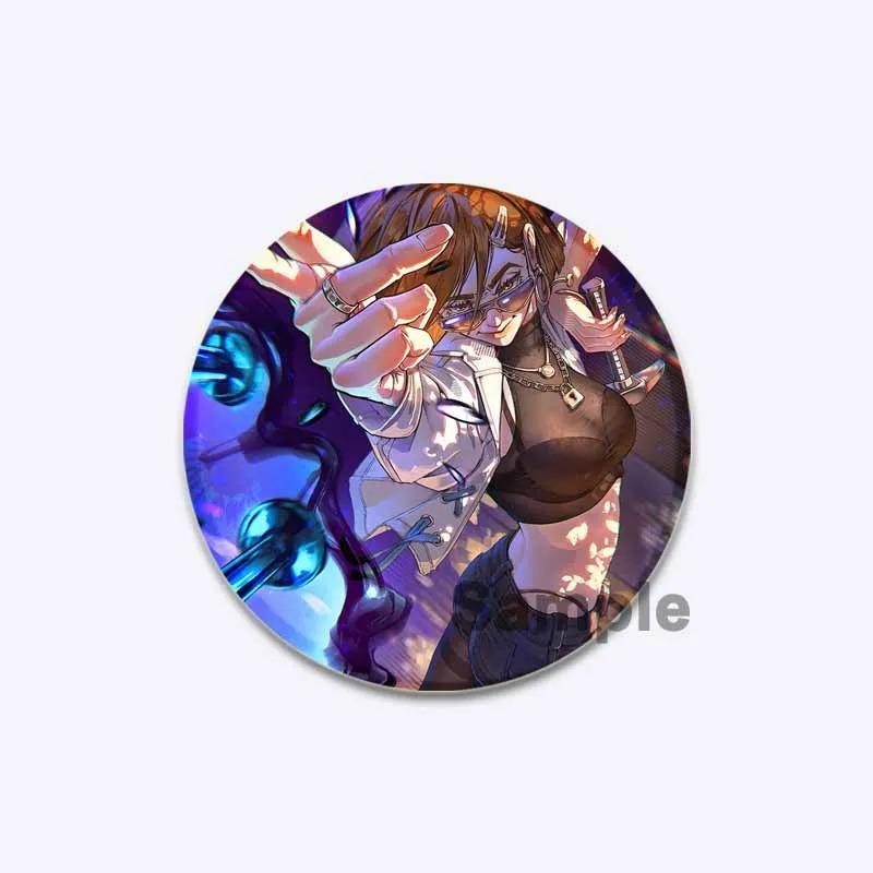 32/44/58mm Anime Jujutsu Kaisen Pins,Cartoon Figure Gojo Satoru Yuji Itadori Badge,Handmade Brooches,Breastpin for Backpack Clothes Gifts